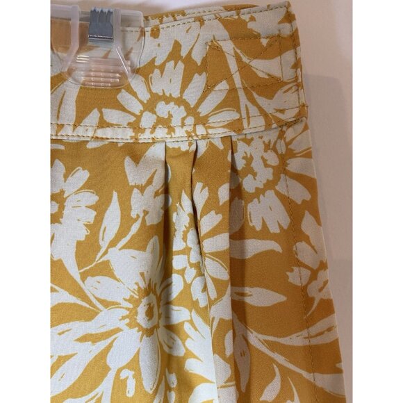 Rip Skirt Hawaii Wrap Skirt Tropical Orange Cream Floral Large L - Picture 2 of 5